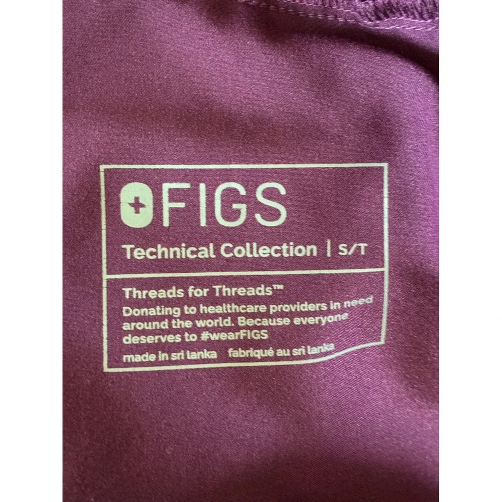 FIGS Technical Collection Men Size Small TALL Deep Purple Tansen 5-pocket Jogger
